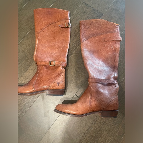 Frye riding boots- Cognac Tall Vintage - Picture 2 of 6